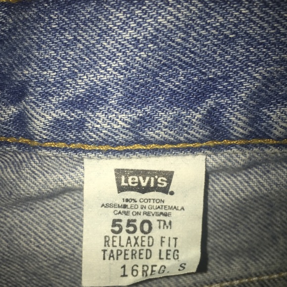 Levi's 550 Women's Jeans Size 16S Denim Pants - Picture 3 of 8
